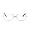 9FIVE CLARITY FULLRIM SILVER CLEAR LENS GLASSES