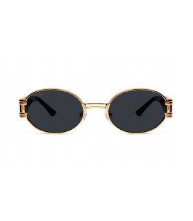 9FIVE St. James Black & 24k Gold Sunglasses