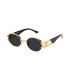 9FIVE St. James Black & 24k Gold Sunglasses