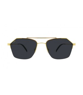 9FIVE Quarter Black & 24k Gold Sunglasses