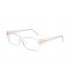 AURA CRYSTAL 24 GOLD CLEAR LENS GLASSES