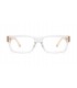 AURA CRYSTAL 24 GOLD CLEAR LENS GLASSES