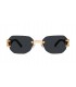 9FIVE ROYALS LITE BLACK& 24K GOLD SUNGLASSES